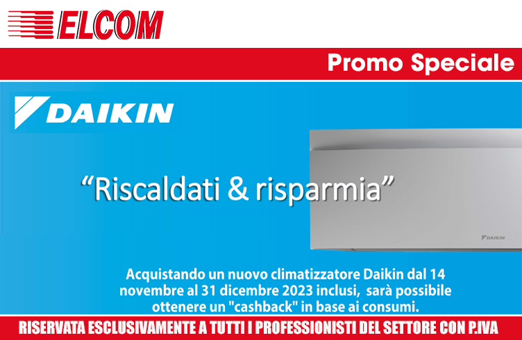 Promo Daikin Riscaldati e Risparmia 2023
